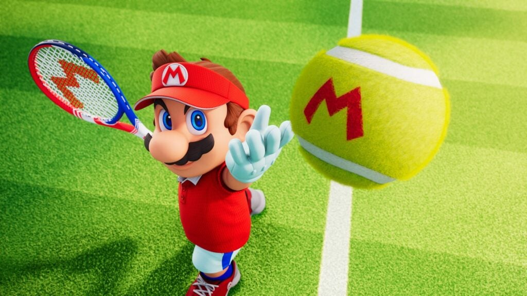 Mario characters competing in Mario Tennis Fever