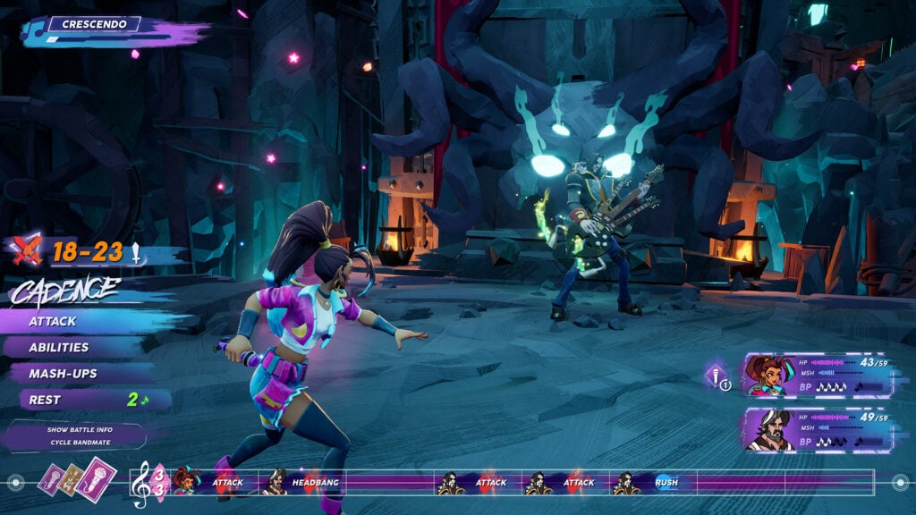 Cadence and her band performing in People of Note