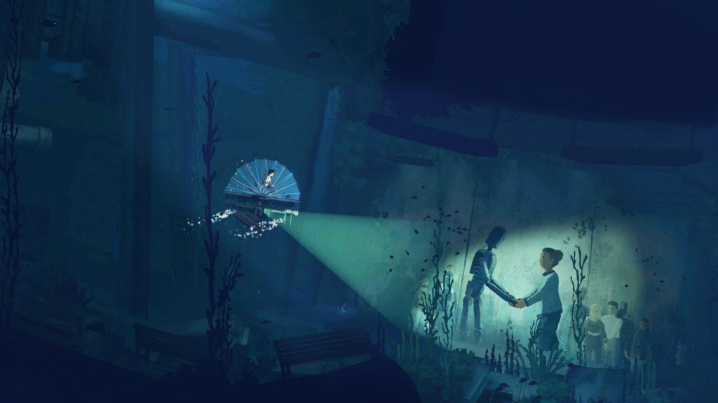 Lana and Mui solving a puzzle in Planet of Lana II: Children of the Leaf